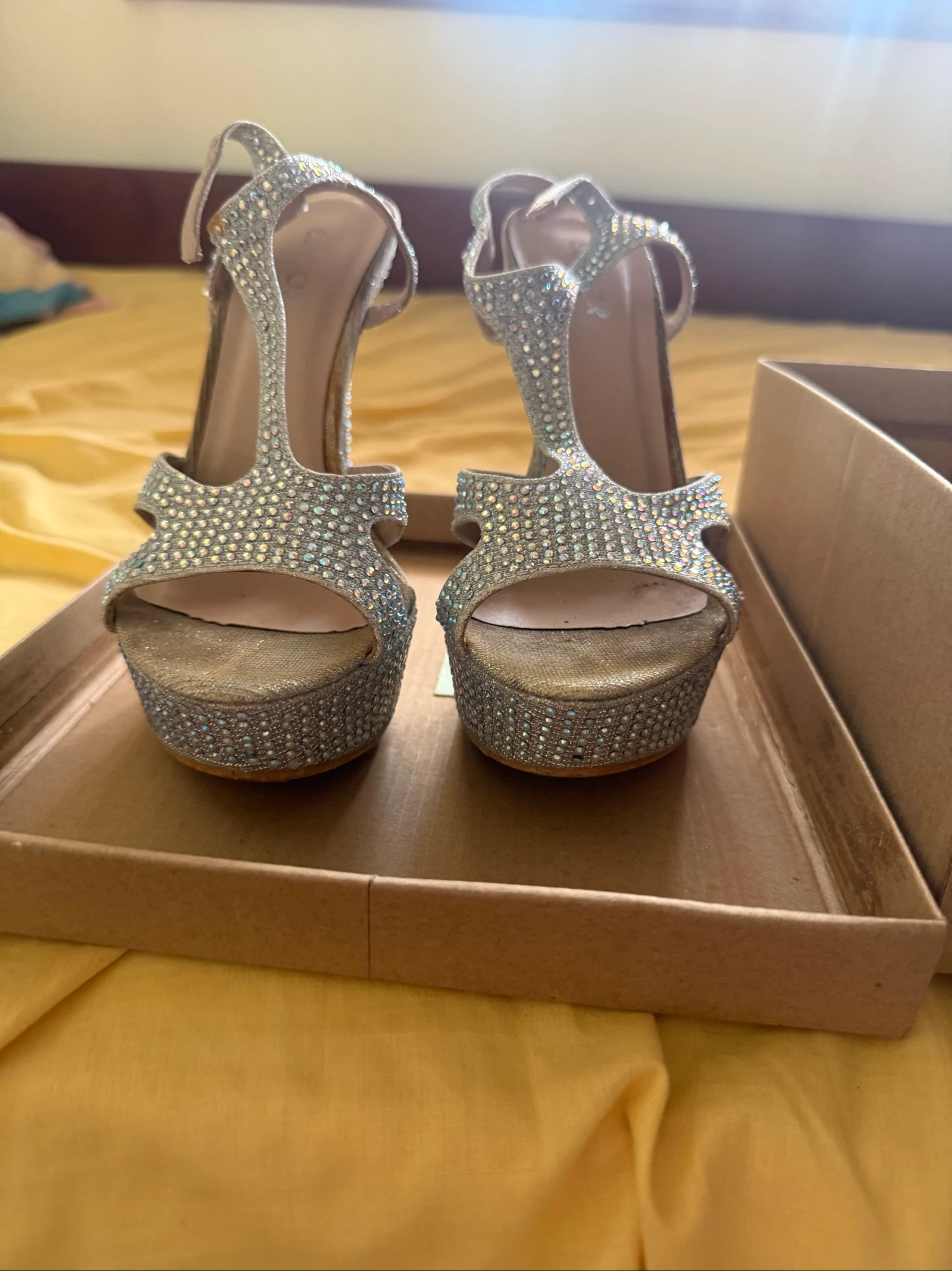 Hoge hakken ceremonie sandalen maat 37 – photo 2